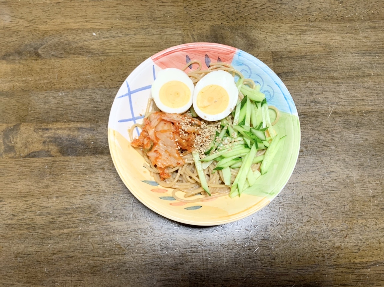 パスタレシピ　ビビン麺