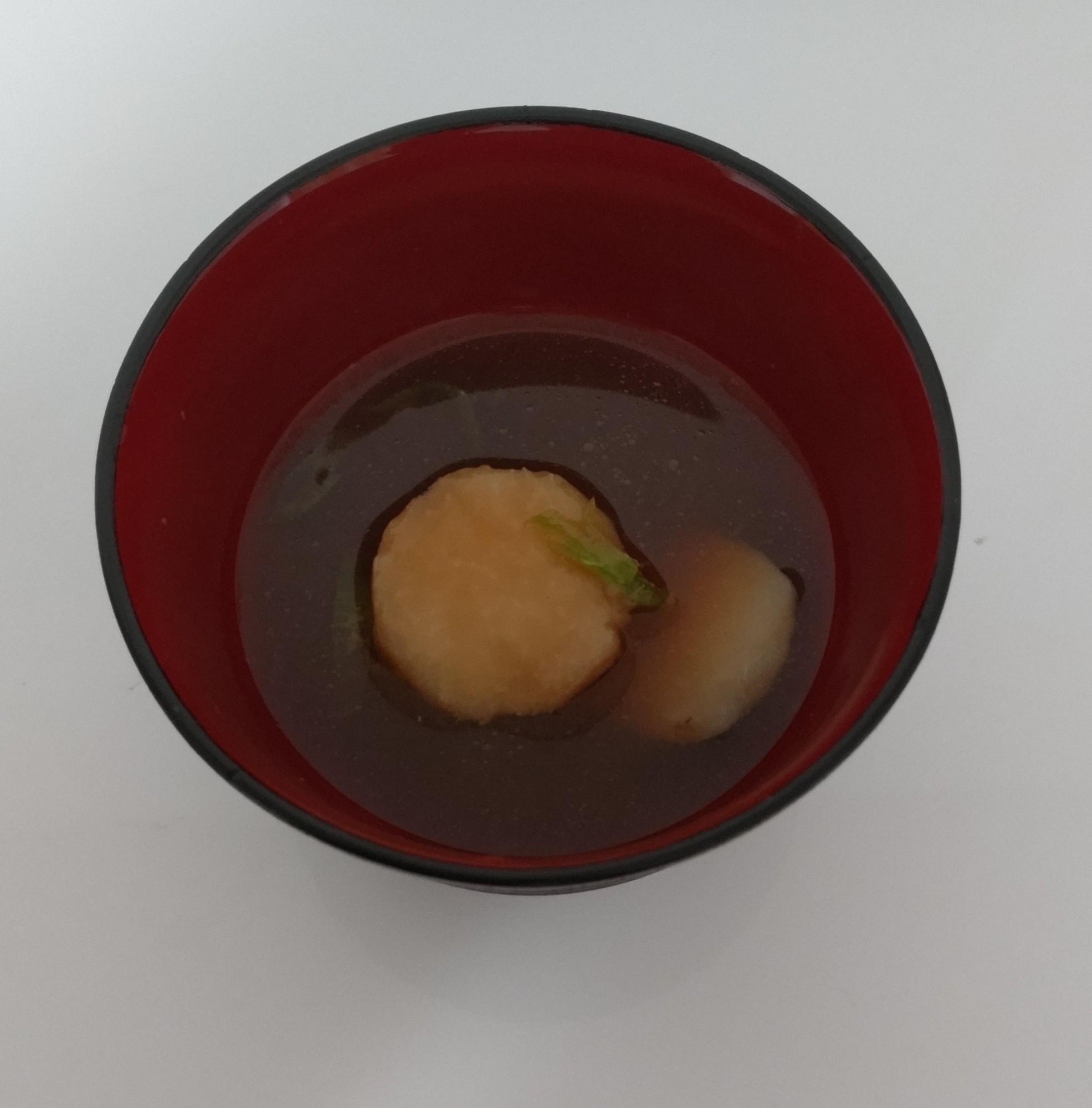 里芋とねぎの味噌汁