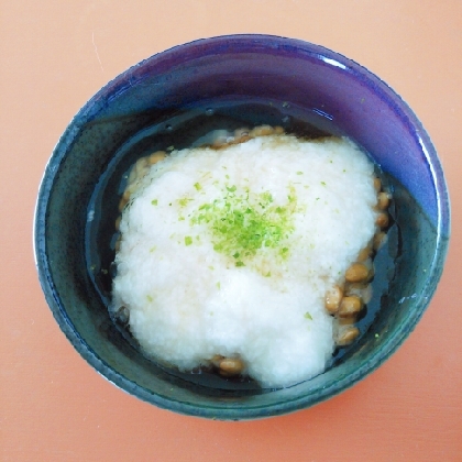 今日の納豆●卵白＆とろろ/たまごとろろ納豆