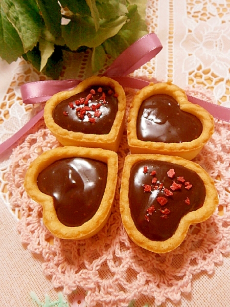 タルトカップ使用で 簡単生チョコタルト レシピ 作り方 By はちわれ413 楽天レシピ タルトカップ使用で 簡単生チョコタルト レシピ 作り方 By はちわれ413 楽天レシピ