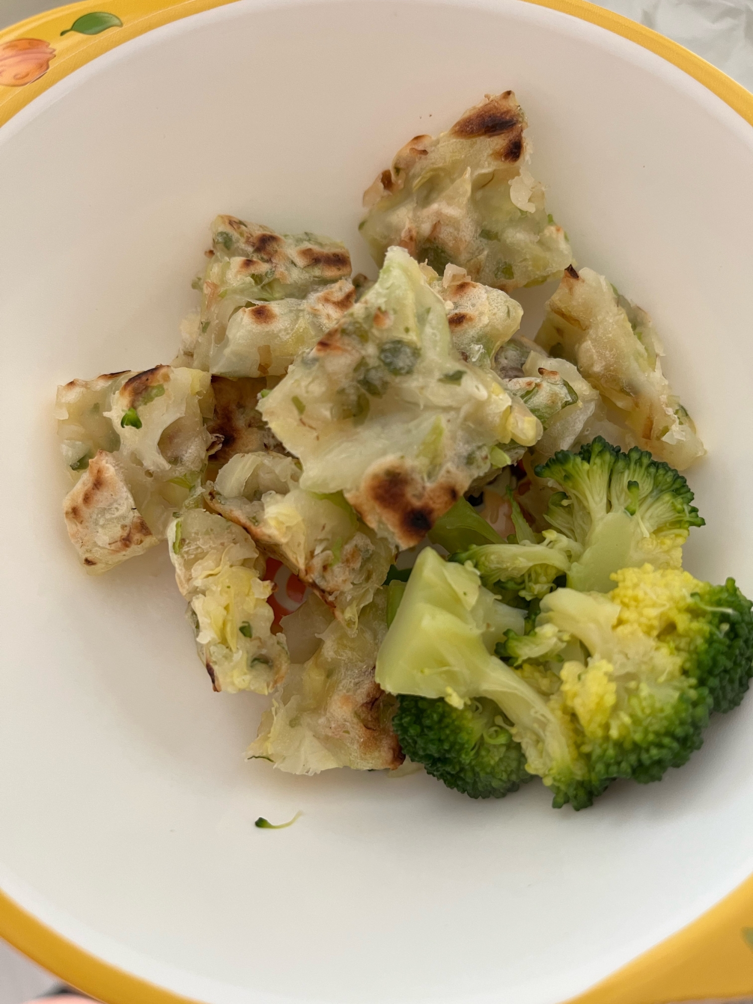 卵なし 離乳食後期のお好み焼き 冷凍ストック レシピ 作り方 By くろだぬ 楽天レシピ