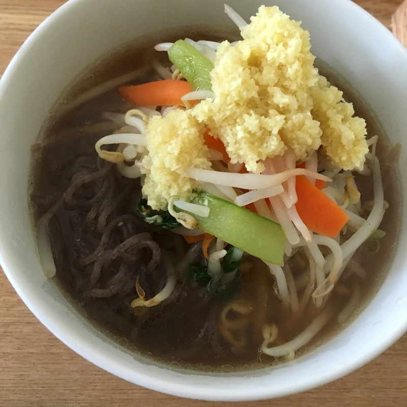 糸こんにゃくで☆醤油ラーメン