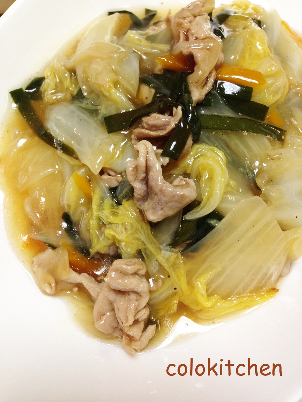 豚と白菜の中華煮
