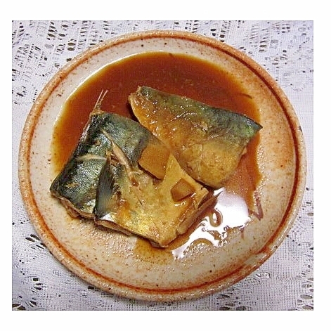 さばの味噌煮（赤みそ・みりん・生姜）