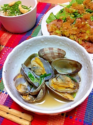 簡単すぎる!!あさりの酒蒸し