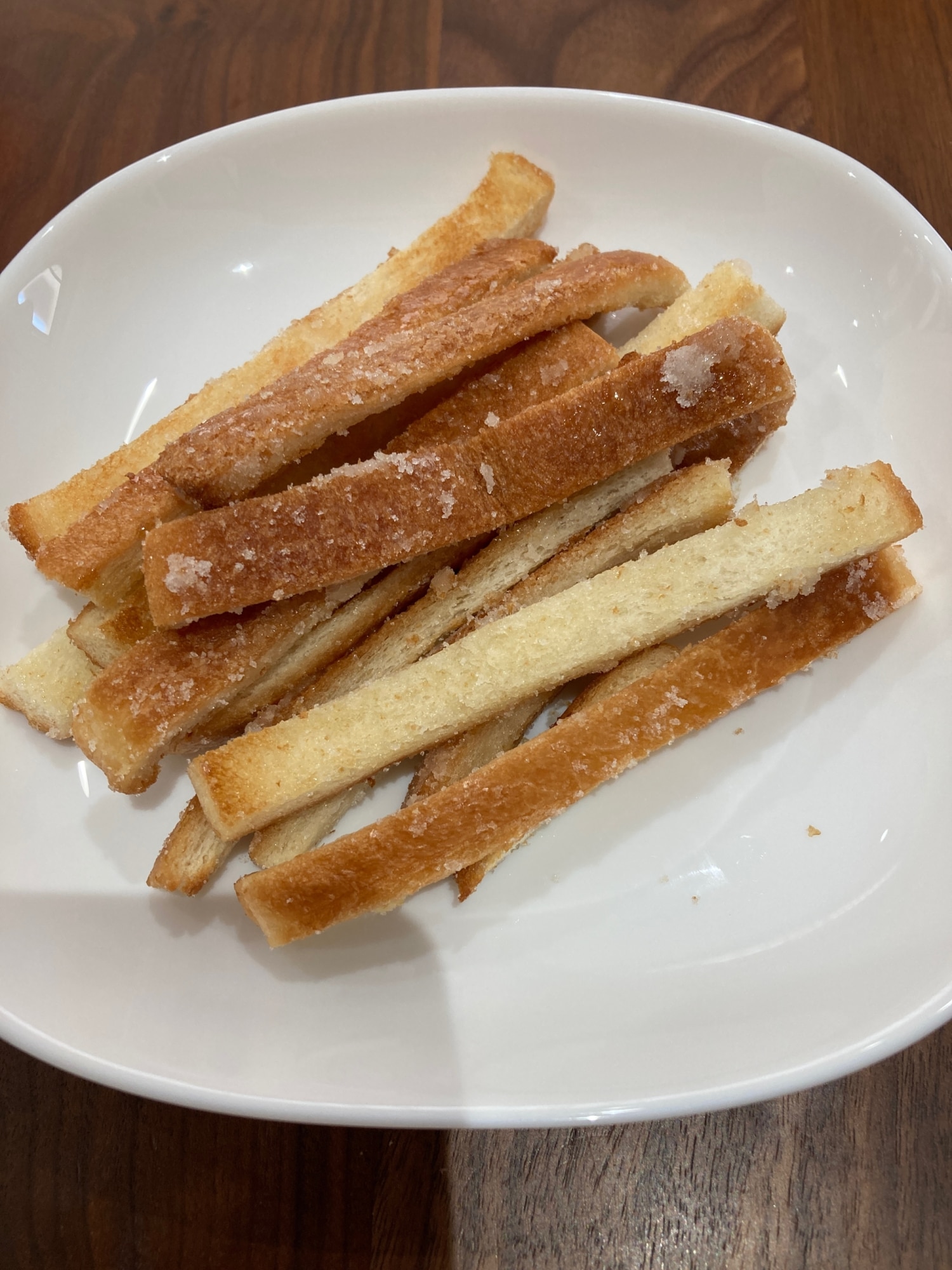 冷凍 オファー 食パン ラスク フライパン