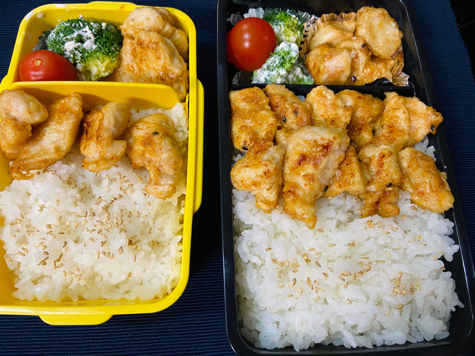 【弁当】七味マヨネーズ和え弁当