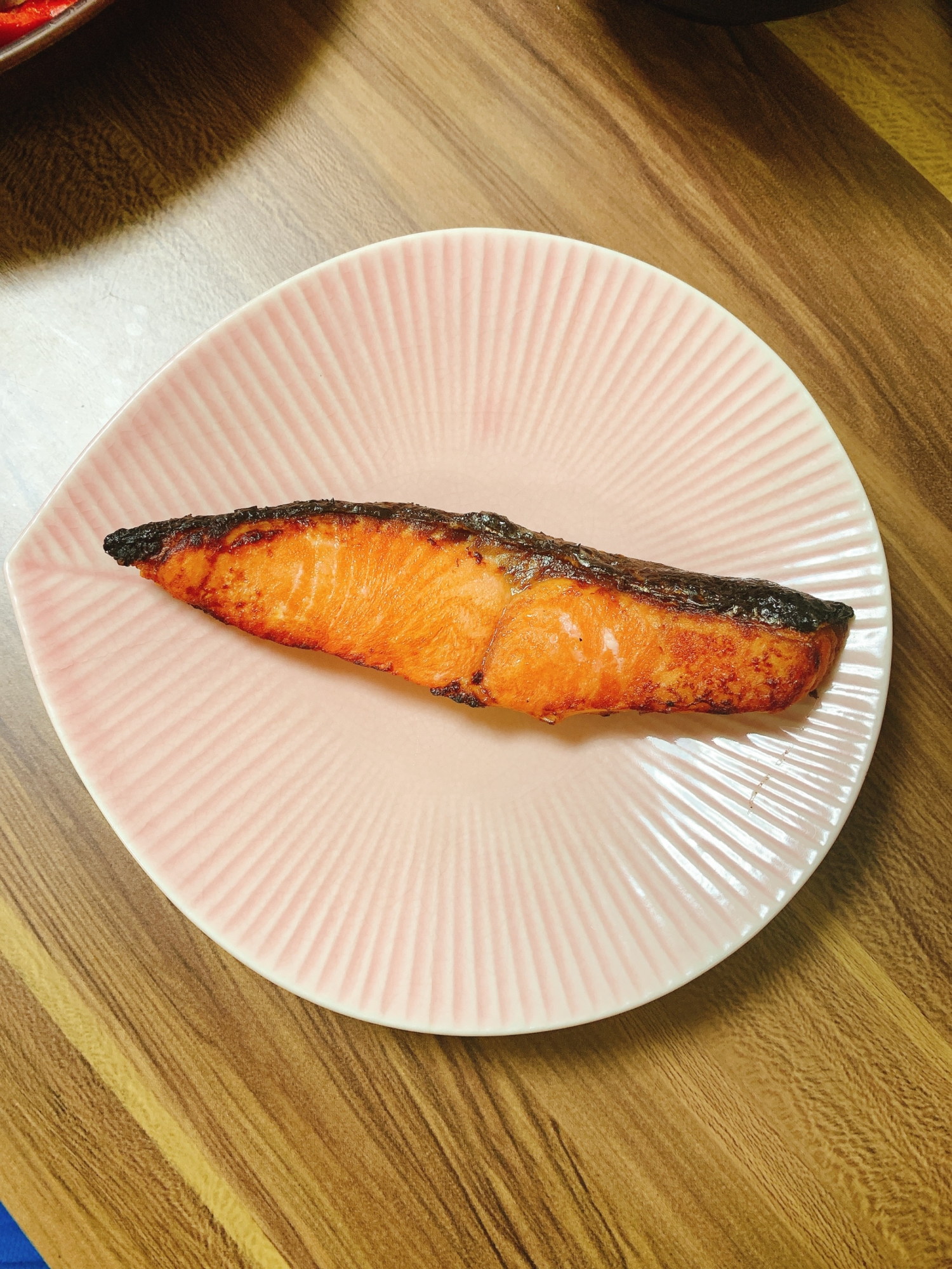 冷凍鮭で焼き鮭