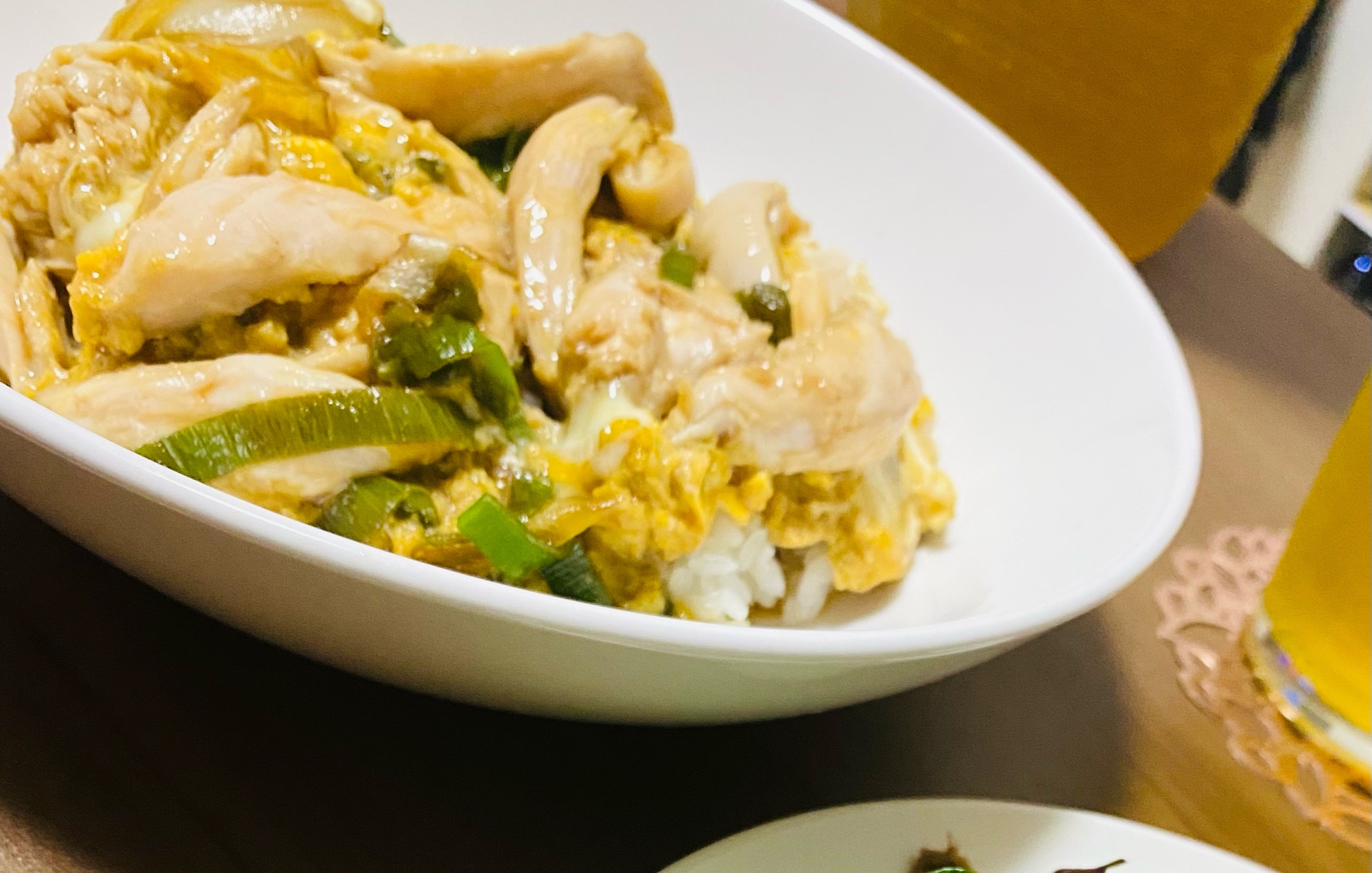 低カロリー高たんぱく意識 ダイエットの時の親子丼 レシピ 作り方 By るみまん ダイエット中 楽天レシピ