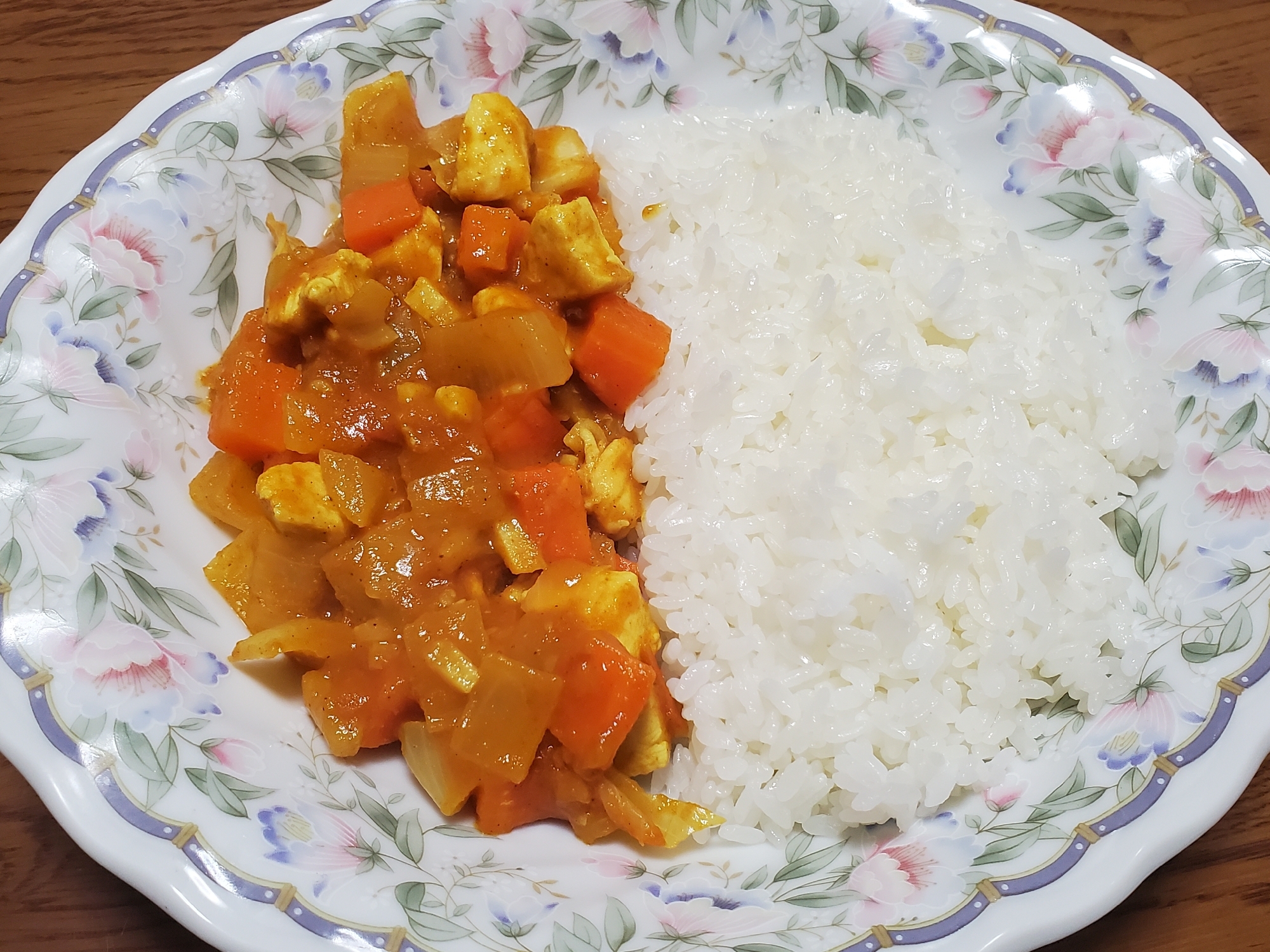 白菜入りトマトカレー