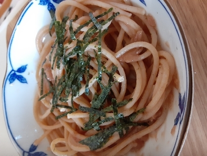 梅パスタ！