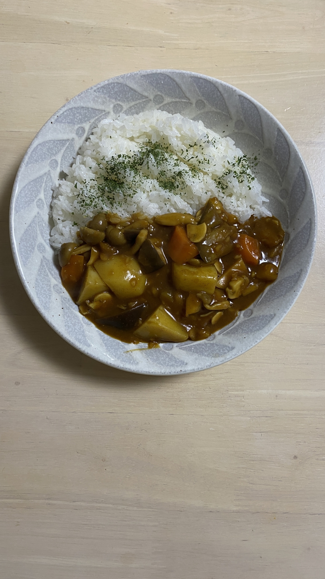 りんご入り野菜きのこカレー