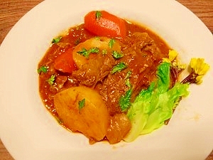 牛ステーキ肉で ビーフ煮込み レシピ 作り方 By ブルーボリジ 楽天レシピ