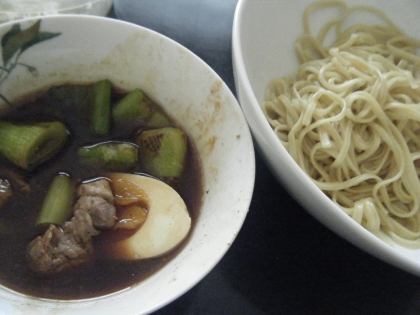 おうちでつけ麺ができるなんていいですねヽ(*´∀｀)ノ感動☆彡アツアツ美味しくいただきました☆