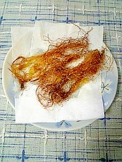☆とうもろこしのひげ揚げおつまみ☆