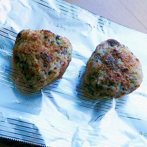 江戸時代の夜食風❤焼き味噌むすび♪