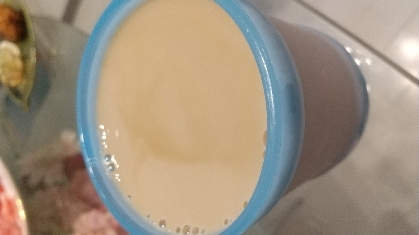 豆乳でカフェモカ