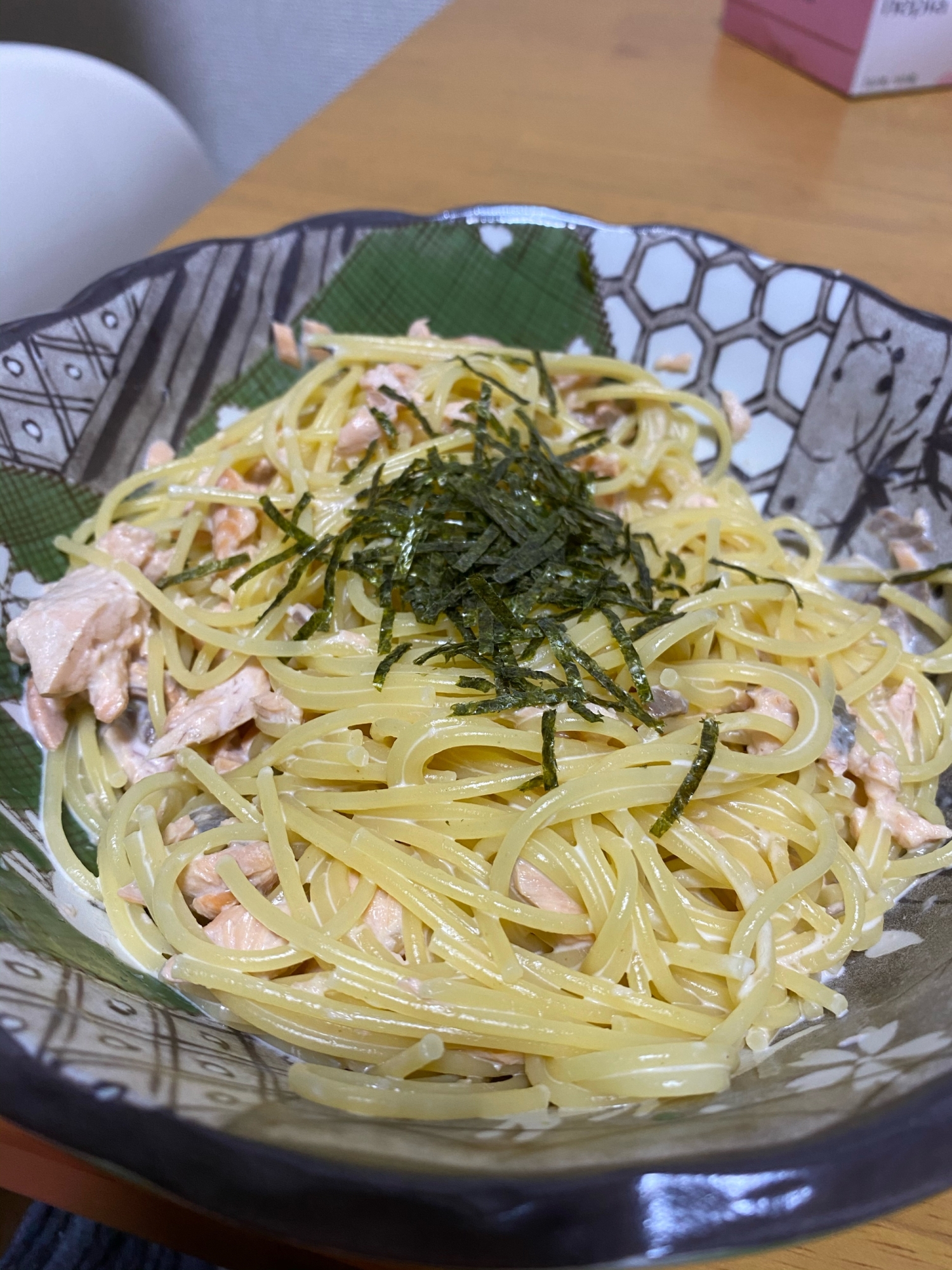 鮭ツナマヨパスタ