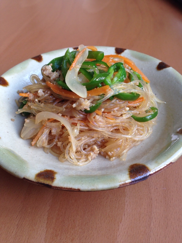 春雨といろいろ野菜の中華炒め♪