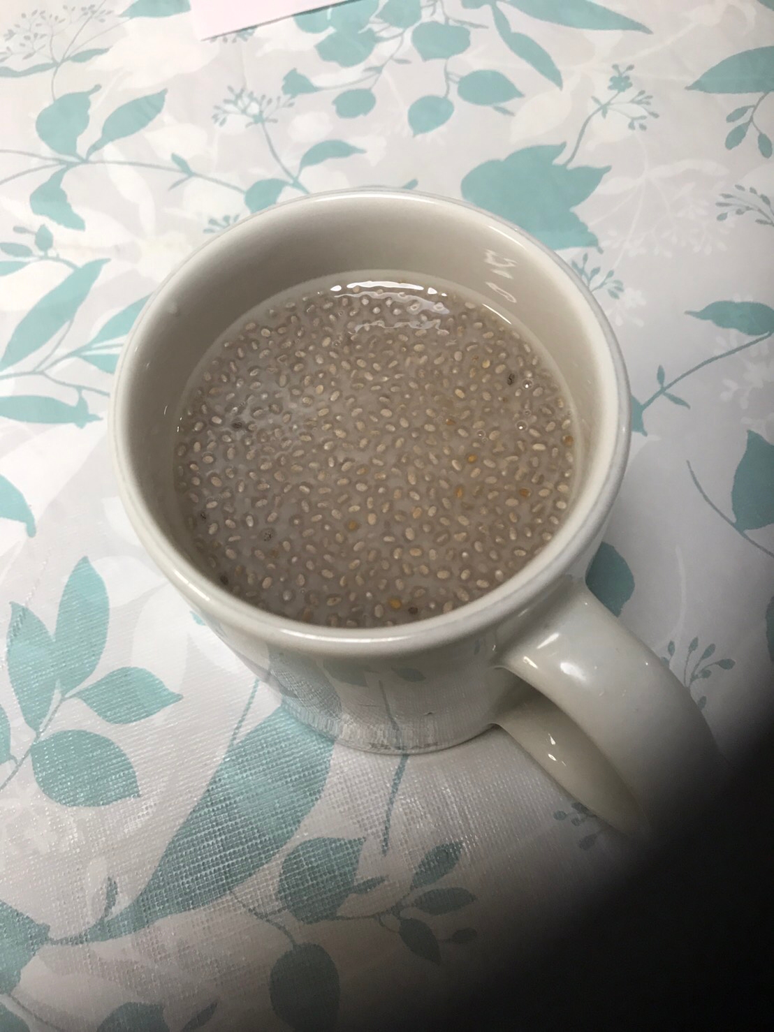 バナナとコーヒーのホワイトチアシードジュース☆