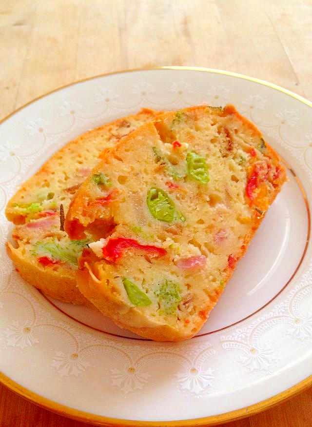 野菜たっぷり❤️アボカドオイルでヘルシーケークサレ