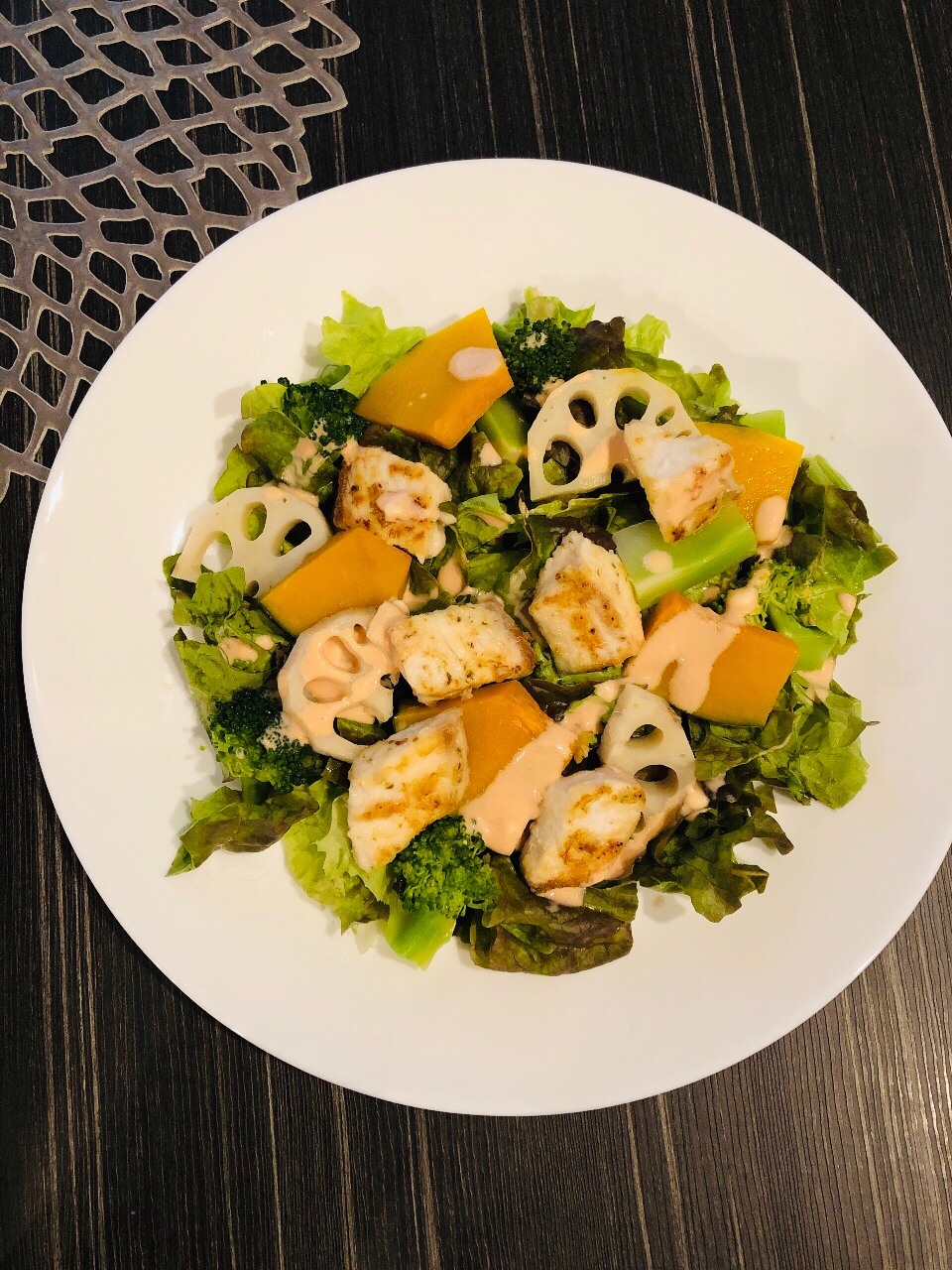 なんちゃってハワイアン シイラの温野菜サラダ レシピ 作り方 By おうち料理愛好家mamayumi 楽天レシピ なんちゃってハワイアン シイラの温野菜サラダ レシピ 作り方 By おうち料理愛好家mamayumi 楽天レシピ