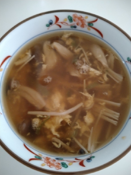 白菜と卵のあっさり中華スープ