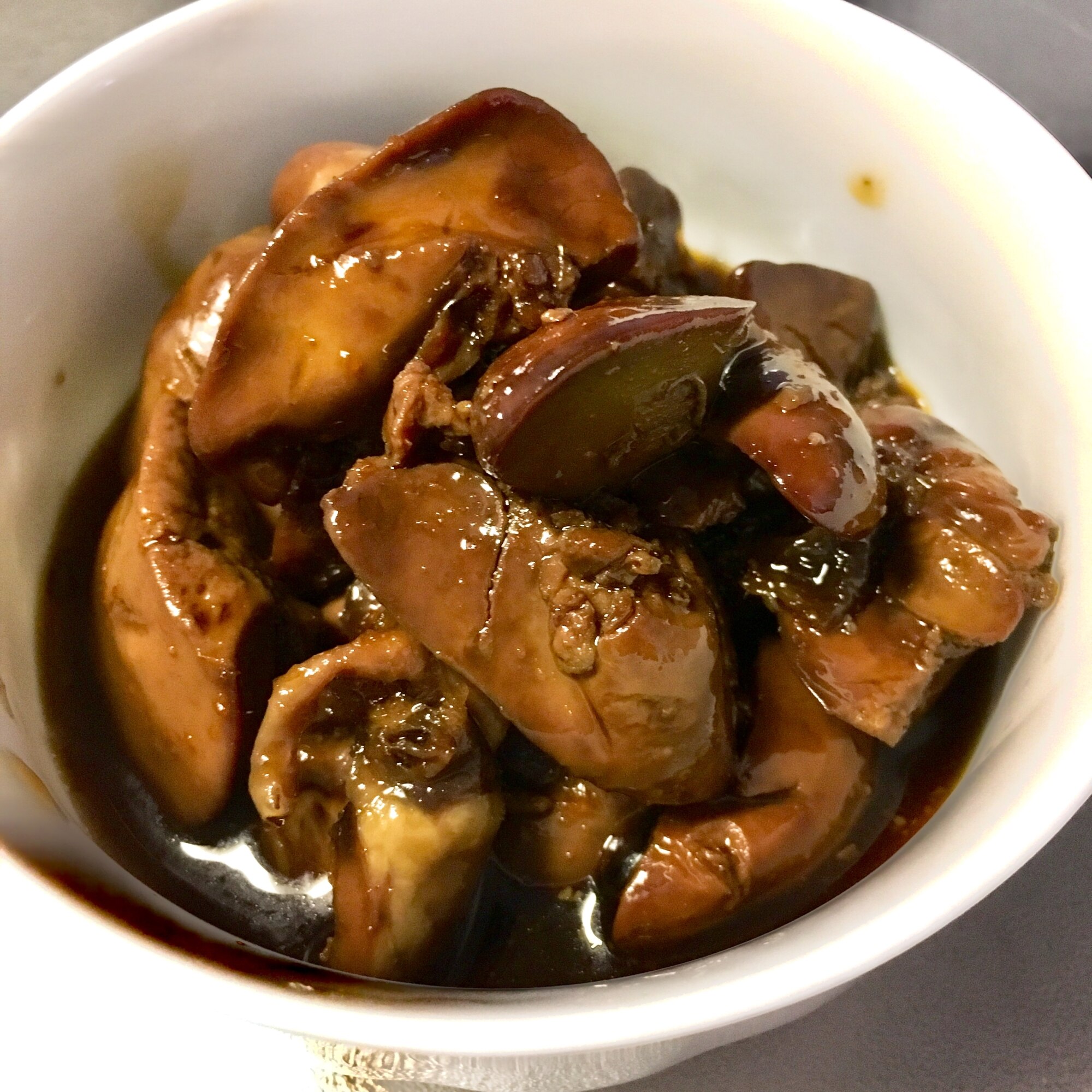 鉄分補給 妊婦の奥さんに食べてもらう鶏肝甘辛煮 レシピ 作り方 By くりじゅん 楽天レシピ