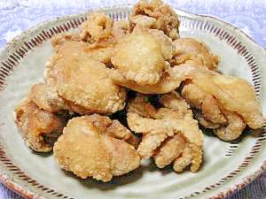 味付け塩コショウだけの塩から揚げ