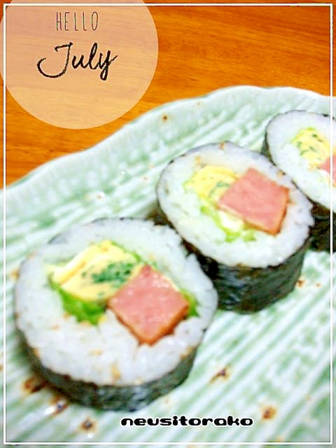 スパムと卵の太巻き