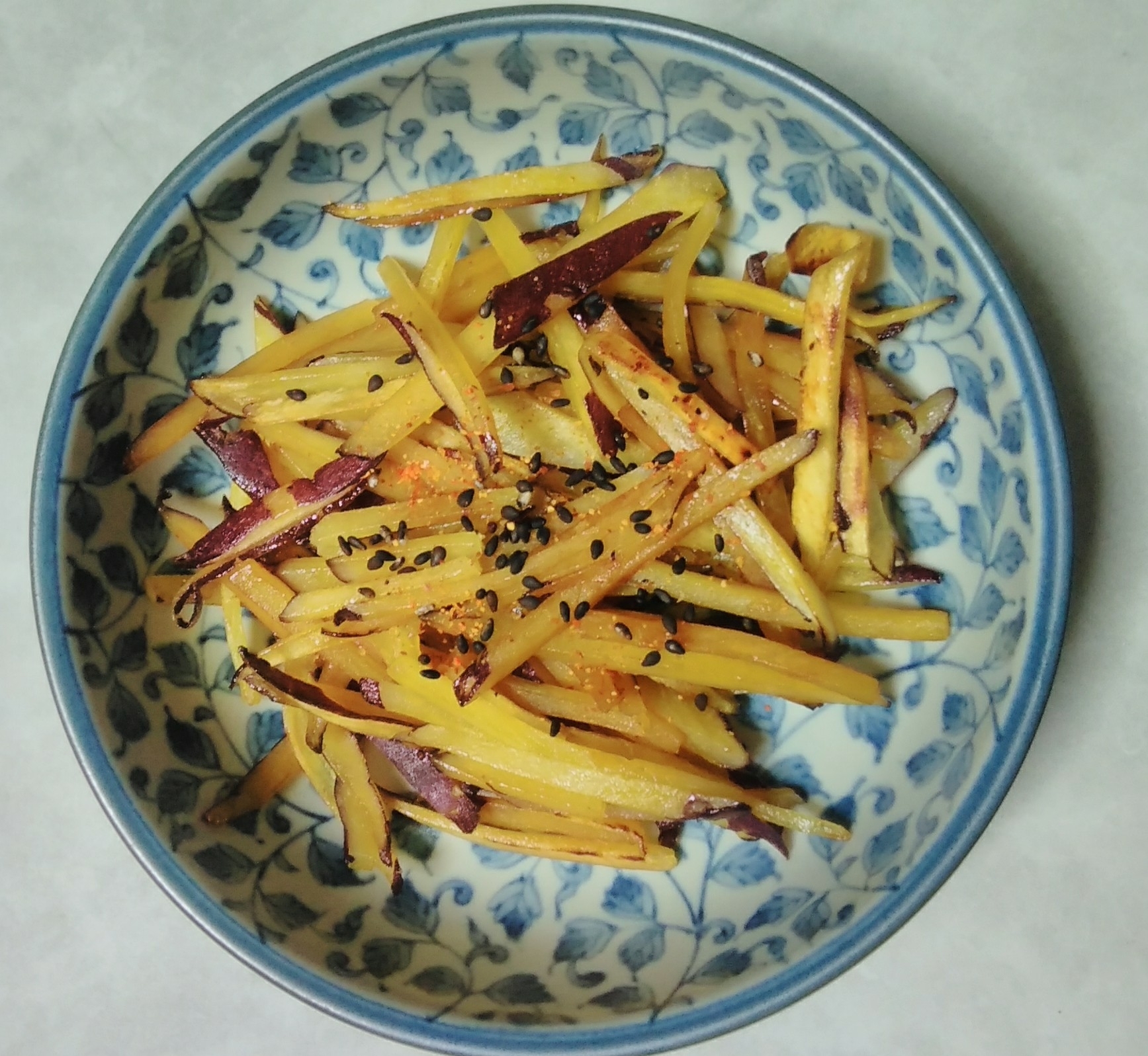 男の手料理！さつまいものきんぴら