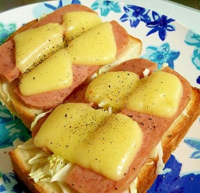 スパムで☆チーズトースト！