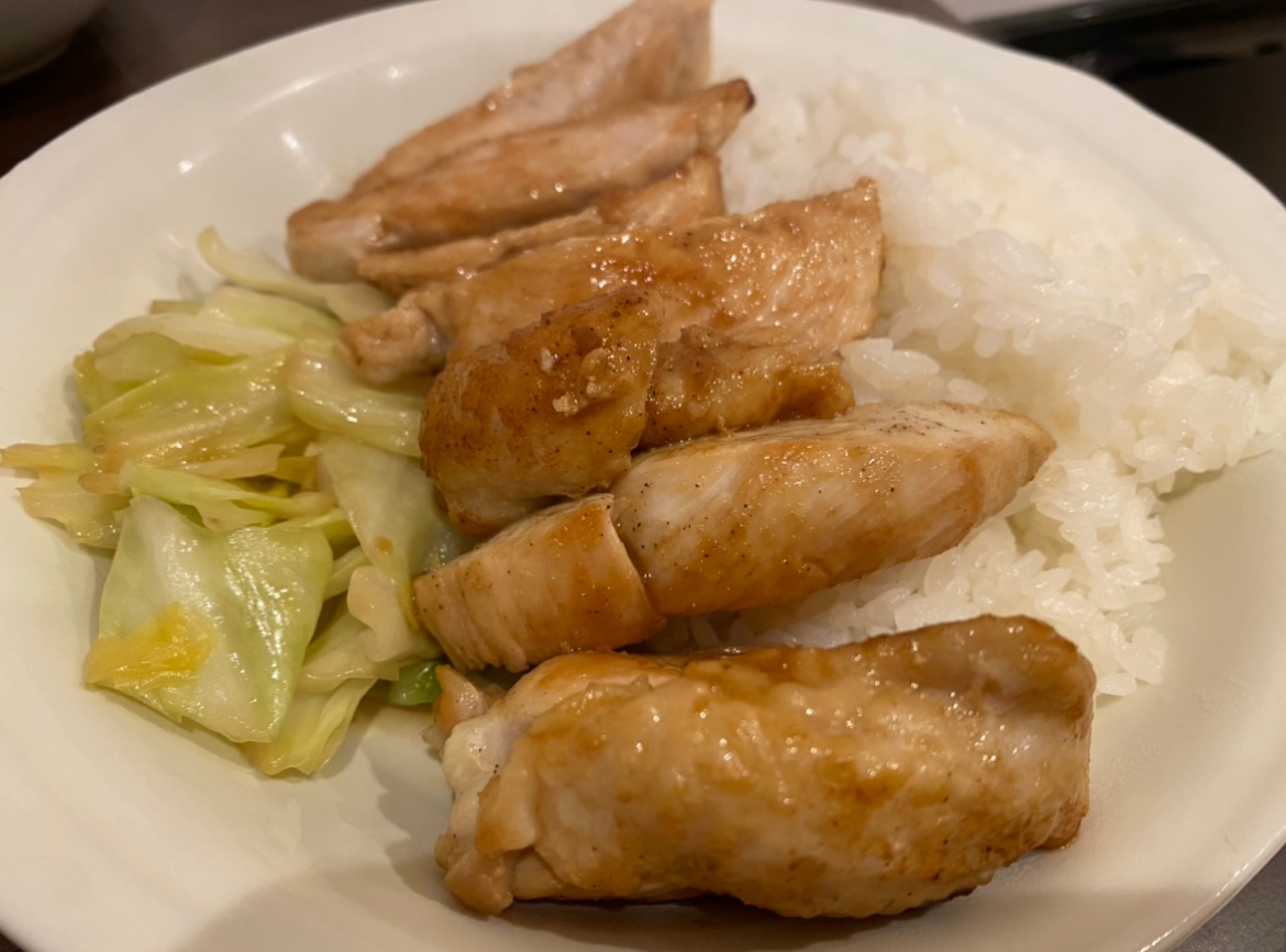 鶏むね肉のワンプレートご飯