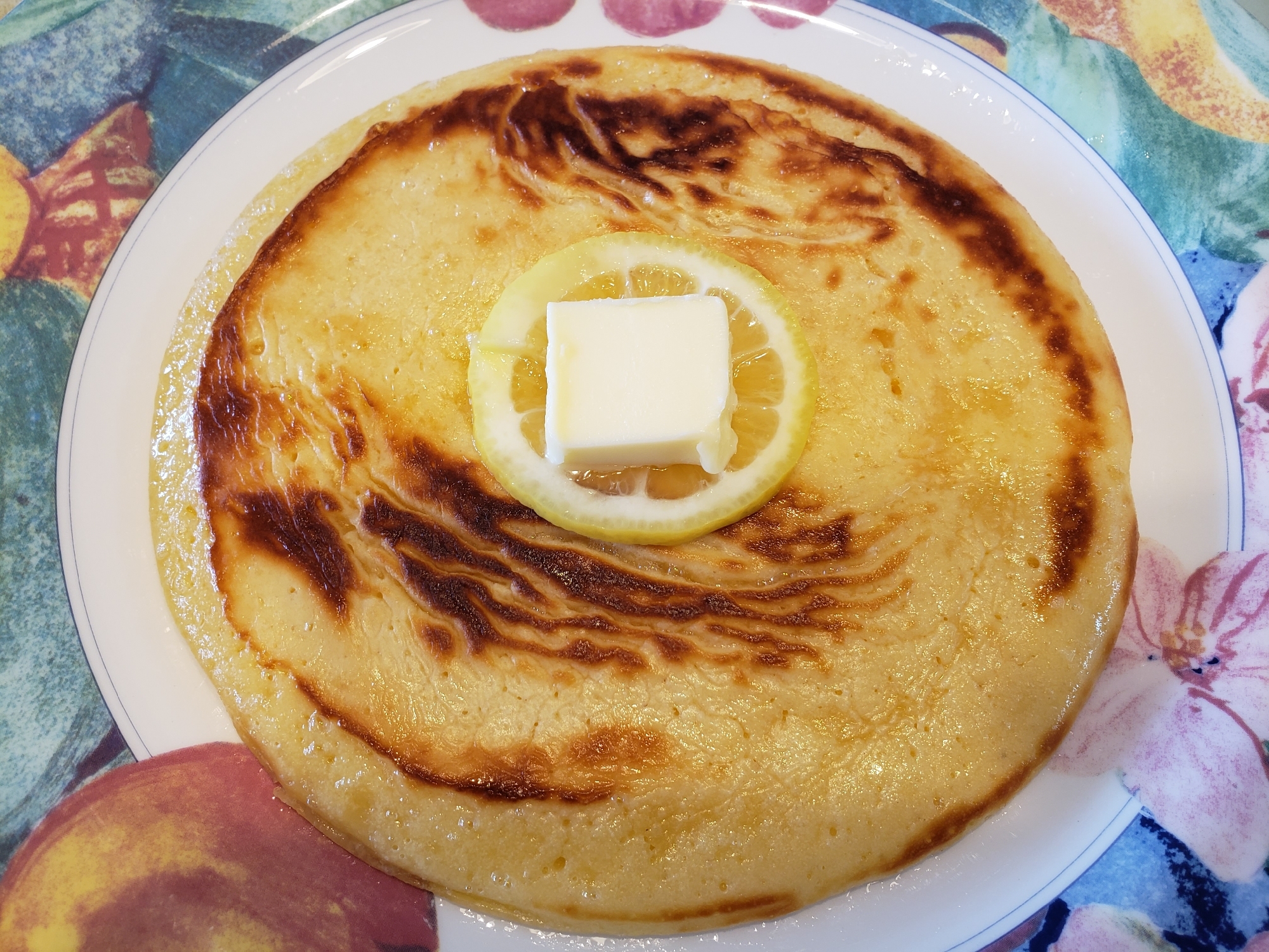 ふんわり爽やかレモン味のホットケーキ！