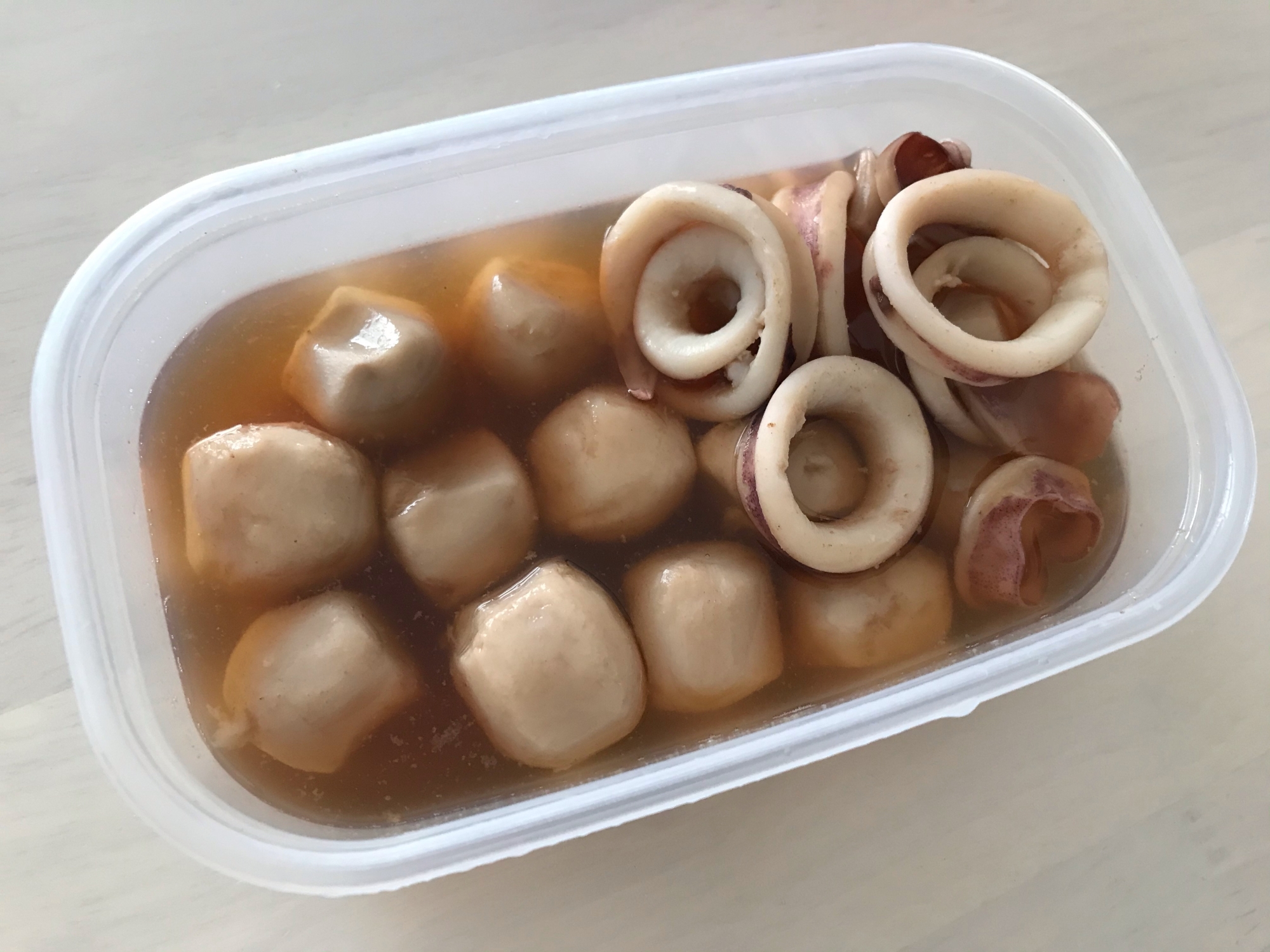 冷凍保存可能！里芋とイカの煮物♪