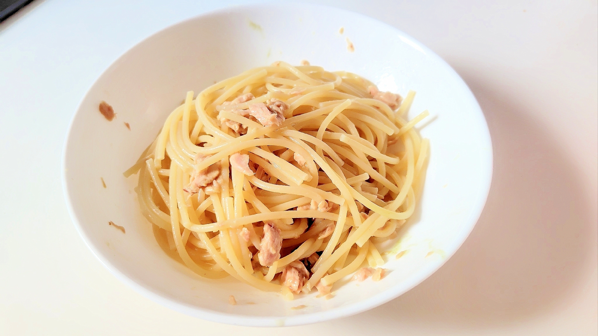 ツナわさび昆布茶パスタ