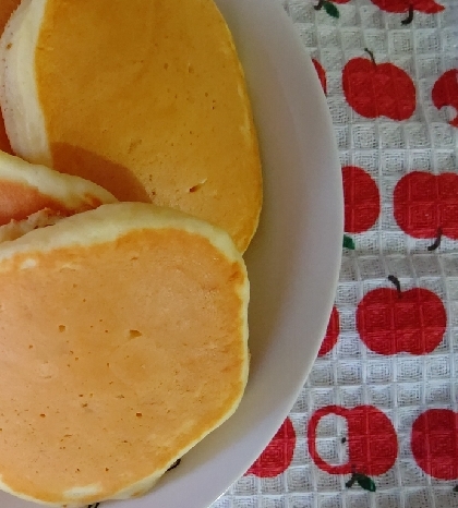 ホットケーキミックスで！ふわふわスフレパンケーキ