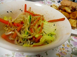 彩り野菜のナムル　レンジで作って簡単