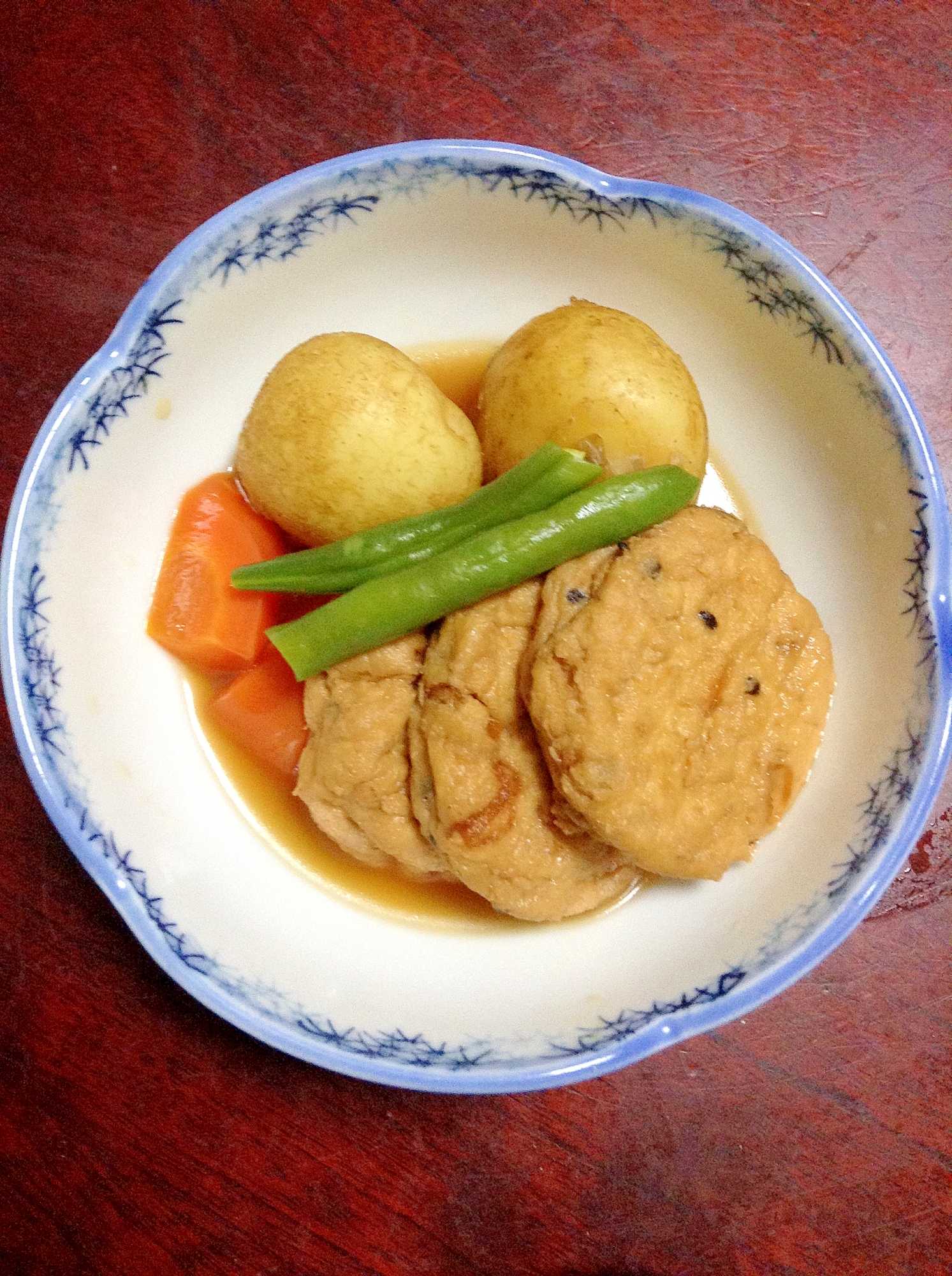 がんもどきと新じゃがの煮物【ほっこり☆和食】