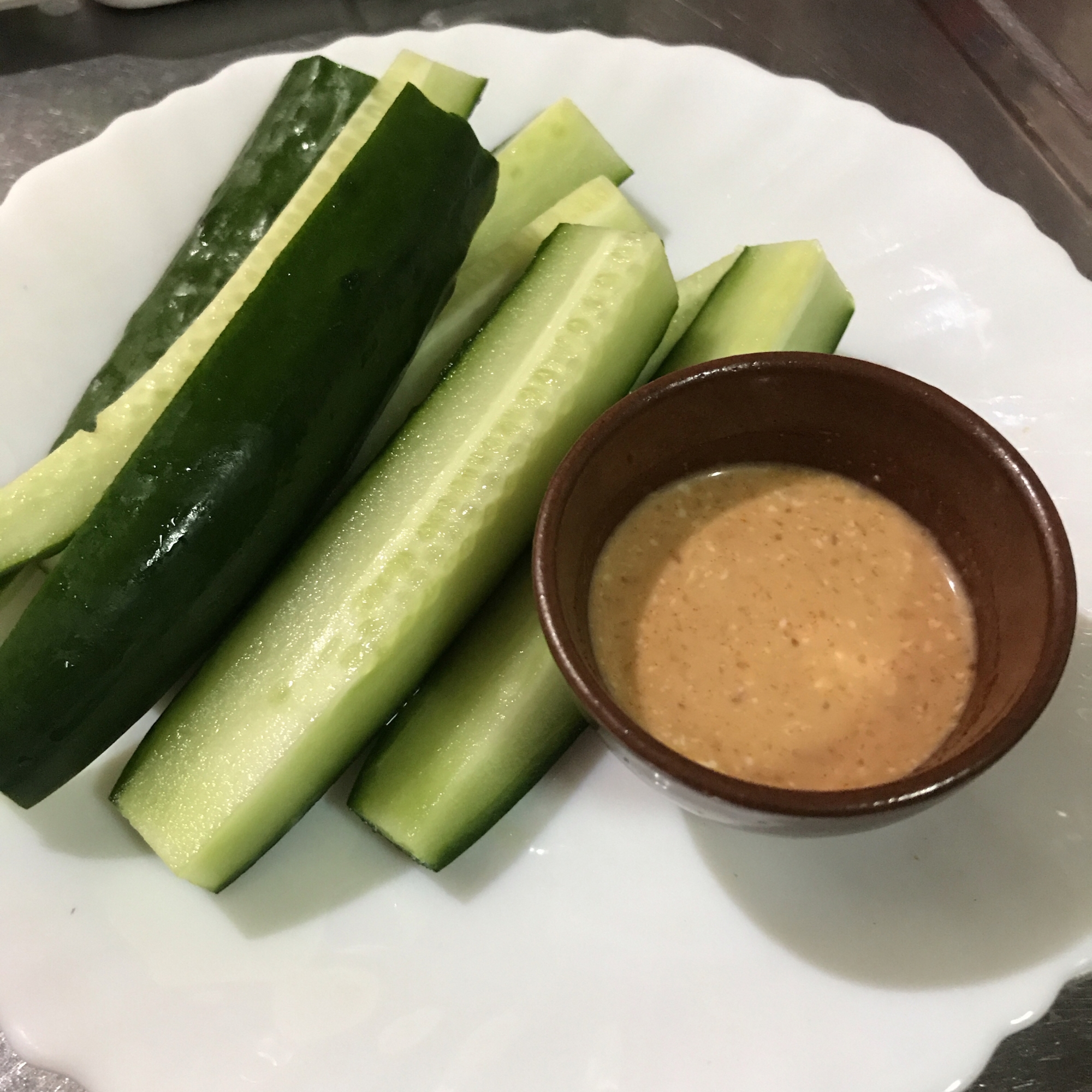 きゅうりにディップ!紅葉おろしとマヨポンのソース