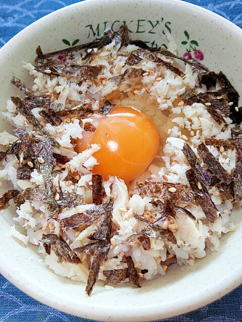 サワラ塩焼きで☆たまごかけご飯♪