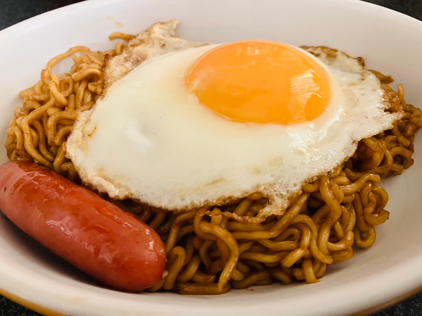 麺硬め♪インスタント焼きそば