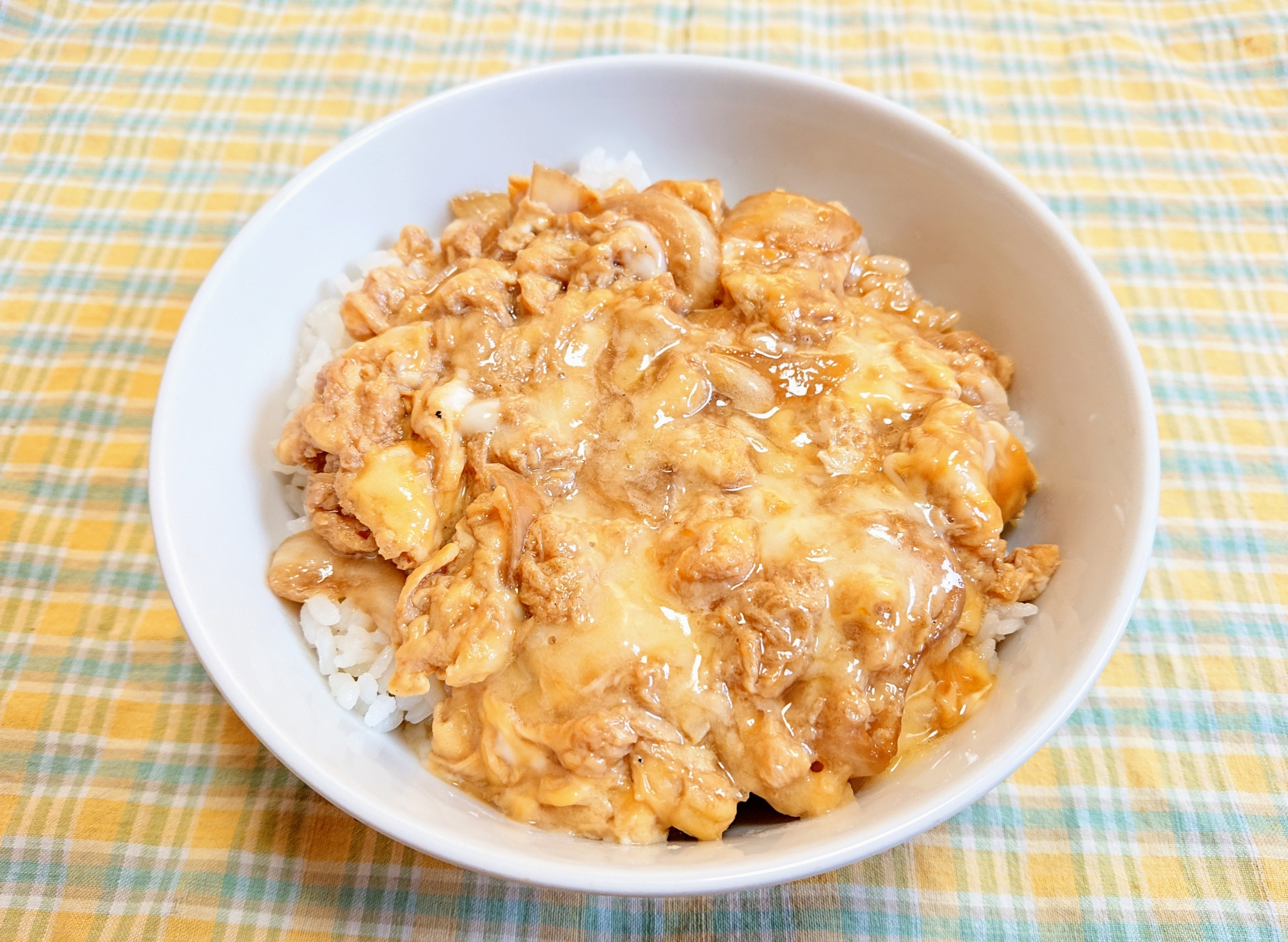 とろ～りチーズの京風玉子丼