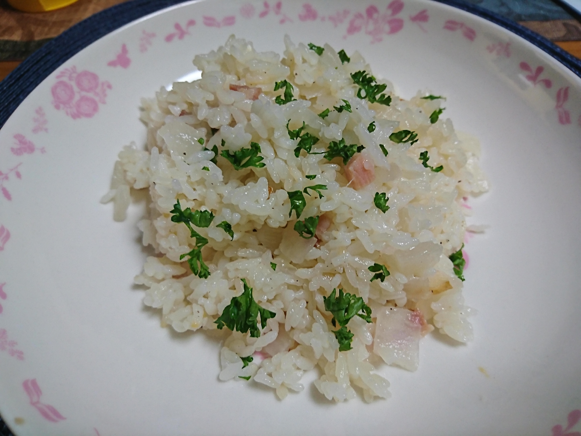 大根とベーコンの炊込み御飯（炊飯器利用）