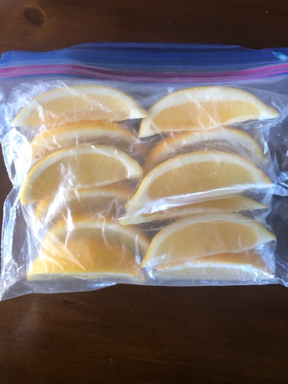 早速冷凍したレモンを使いました。解凍するとレモンが柔らかくなってるのでしぼりやすくて良いですね。有難うございました。