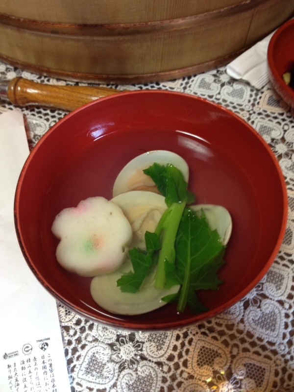 菜の花と はまぐりのお吸い物 レシピ 作り方 By Dokinchan717 楽天レシピ