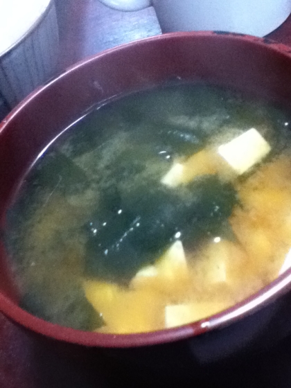 豆腐が煮崩れず、ホッと温まりました。

ごちそーさま。