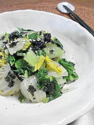 白菜の海苔和え