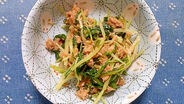 水菜とツナの炒めもの レシピ 作り方 By スカイブルー19 楽天レシピ