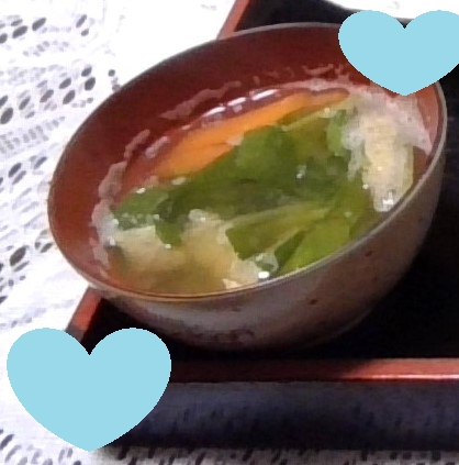 豚ひき肉と野菜の味噌汁